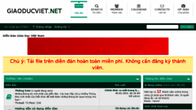 What Giaoducviet.net website looked like in 2015 (9 years ago)