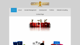 What Goldenknightmedia.com website looked like in 2015 (9 years ago)