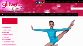 What Glitteranddance.com.au website looked like in 2015 (9 years ago)