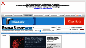 What Generalsurgerynews.com website looked like in 2015 (9 years ago)