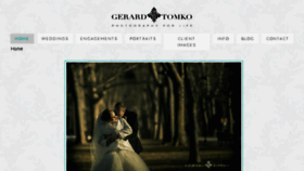 What Gerardtomko.com website looked like in 2015 (9 years ago)