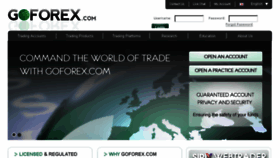What Goforex.com website looked like in 2015 (9 years ago)