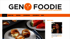 What Generationyfoodie.com website looked like in 2015 (9 years ago)