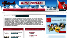 What Gutscheine24.ch website looked like in 2015 (9 years ago)