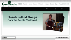 What Greencastlesoap.com website looked like in 2015 (9 years ago)