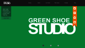 What Greenshoestudio.com website looked like in 2015 (9 years ago)