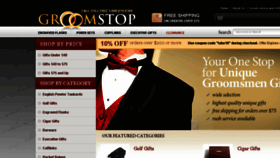 What Groomstop.com website looked like in 2015 (9 years ago)