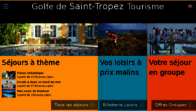 What Golfe-saint-tropez-information.com website looked like in 2015 (9 years ago)