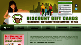What Giftcardmonkey.com website looked like in 2015 (9 years ago)