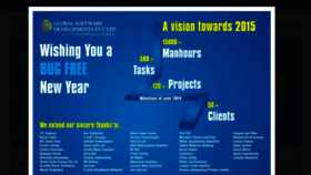 What Globalsoftwaredevelopments.com website looked like in 2015 (9 years ago)