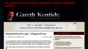 What Garethkentish.com website looked like in 2015 (9 years ago)