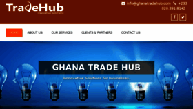 What Ghanatradehub.com website looked like in 2015 (9 years ago)