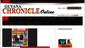 What Guyanachronicleonline.com website looked like in 2015 (9 years ago)