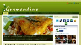 What Gurmandino.ro website looked like in 2015 (9 years ago)