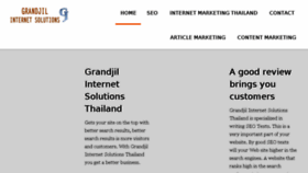 What Grandjil.com website looked like in 2015 (9 years ago)
