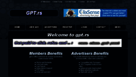 What Gpt.rs website looked like in 2015 (9 years ago)