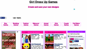 What Girldressupgames.net website looked like in 2015 (9 years ago)