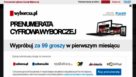 What Gazetawyborcza.pl website looked like in 2015 (9 years ago)