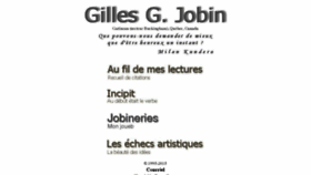 What Gilles-jobin.org website looked like in 2015 (10 years ago)