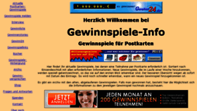 What Gewinnspiele-fuer-postkarten.de website looked like in 2015 (9 years ago)