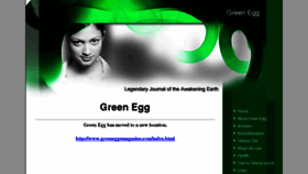 What Greeneggzine.com website looked like in 2015 (9 years ago)