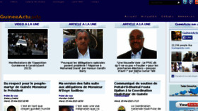 What Guineeactu.info website looked like in 2015 (8 years ago)