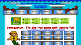 What Gamequarium.org website looked like in 2015 (9 years ago)