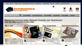 What Geschenkkartenwelt.de website looked like in 2015 (9 years ago)