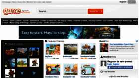What Gamezidan.com website looked like in 2015 (8 years ago)