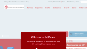 What Globalintelligence.com website looked like in 2015 (8 years ago)
