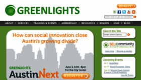 What Greenlights.org website looked like in 2015 (8 years ago)