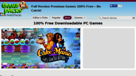 What Gamepacks.com website looked like in 2015 (8 years ago)