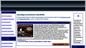 What Geburtstag-und-geschenke-portal-dehne.de website looked like in 2015 (8 years ago)
