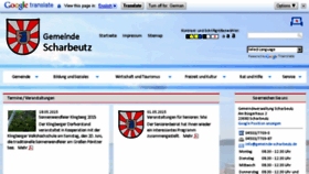 What Gemeinde-scharbeutz.de website looked like in 2015 (8 years ago)