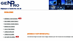 What Genpro.com.tr website looked like in 2015 (8 years ago)