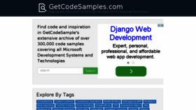 What Getcodesamples.com website looked like in 2015 (9 years ago)