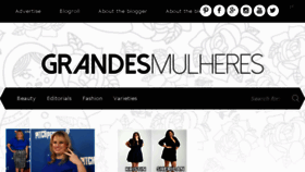 What Grandesmulheres.com website looked like in 2015 (8 years ago)
