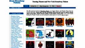 What Greatbroadwaytickets.com website looked like in 2015 (8 years ago)