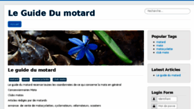 What Guide-du-motard.com website looked like in 2015 (8 years ago)