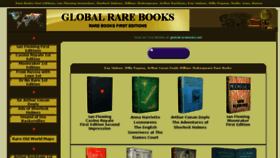 What Globalrarebooks.net website looked like in 2015 (8 years ago)