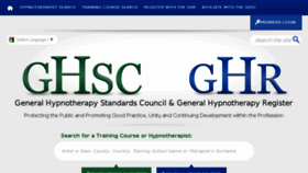 What Ghsc.co.uk website looked like in 2015 (8 years ago)
