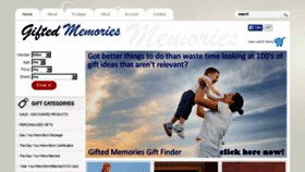 What Giftedmemories.com website looked like in 2015 (8 years ago)