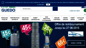 What Guedo-outillage.fr website looked like in 2015 (8 years ago)