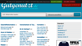 What Gutgenutzt.de website looked like in 2015 (8 years ago)