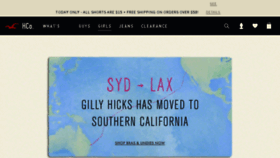What Gillyhicks.com website looked like in 2015 (8 years ago)