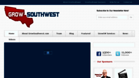 What Growsouthwest.com website looked like in 2015 (8 years ago)