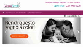 What Giornifertili.it website looked like in 2015 (8 years ago)