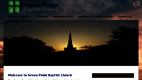 What Greenpointbaptist.org website looked like in 2015 (8 years ago)