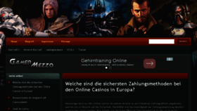 What Gamermezzo.de website looked like in 2015 (8 years ago)