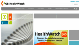 What Gbhealthwatch.com website looked like in 2015 (8 years ago)